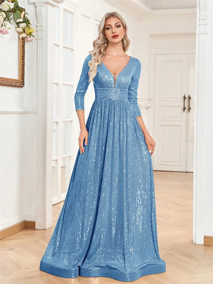 Sequin Evening Gown