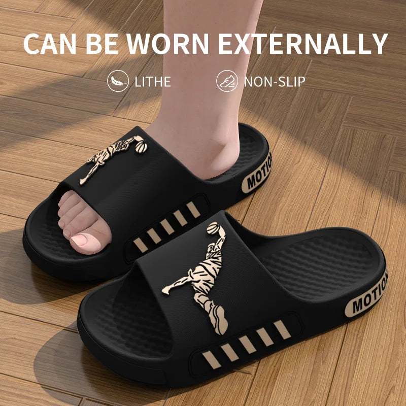 Tan Eva Slip-on Slippers