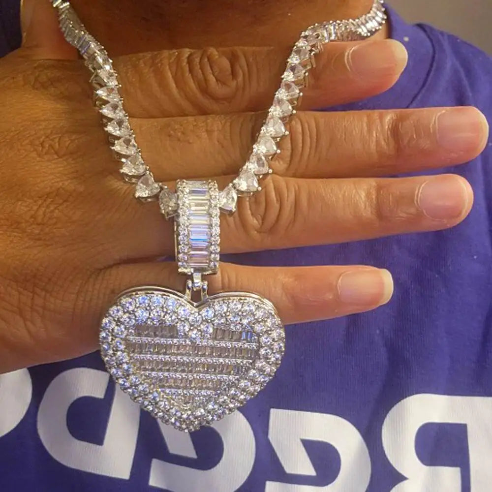 Heart CZ Choker