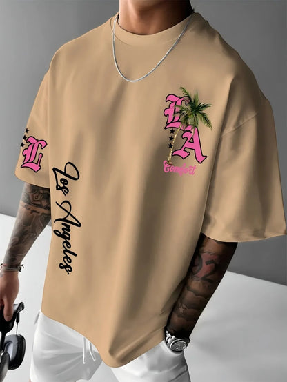 Summer Breathable Print Tee
