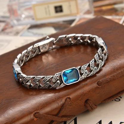 Vintage Geometric Link Bracelet