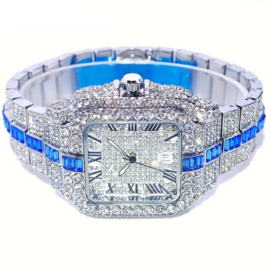 Iced Out Diamond Watch