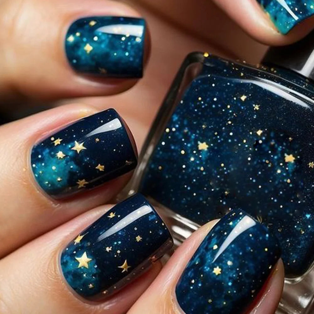 Green Leopard Press On Nails