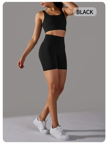 Seamless Crop Top Tracksuit