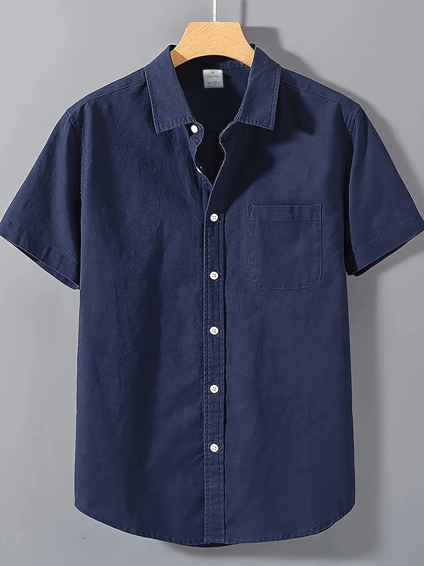 Minimal Cotton Summer Shirt
