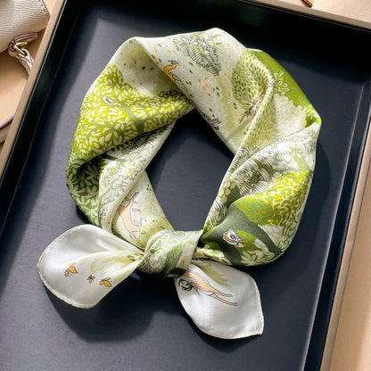 Mulberry Silk Bandana Scarf