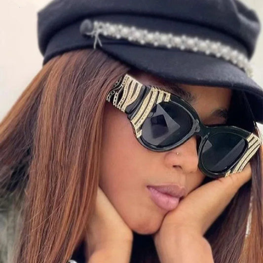 Oval Gradient Party Sunglasses