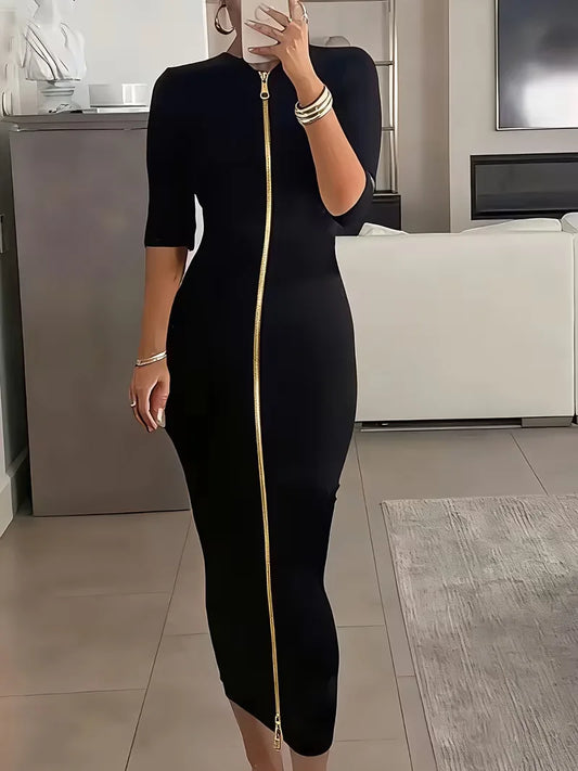 Slim-Fit Pencil Dress
