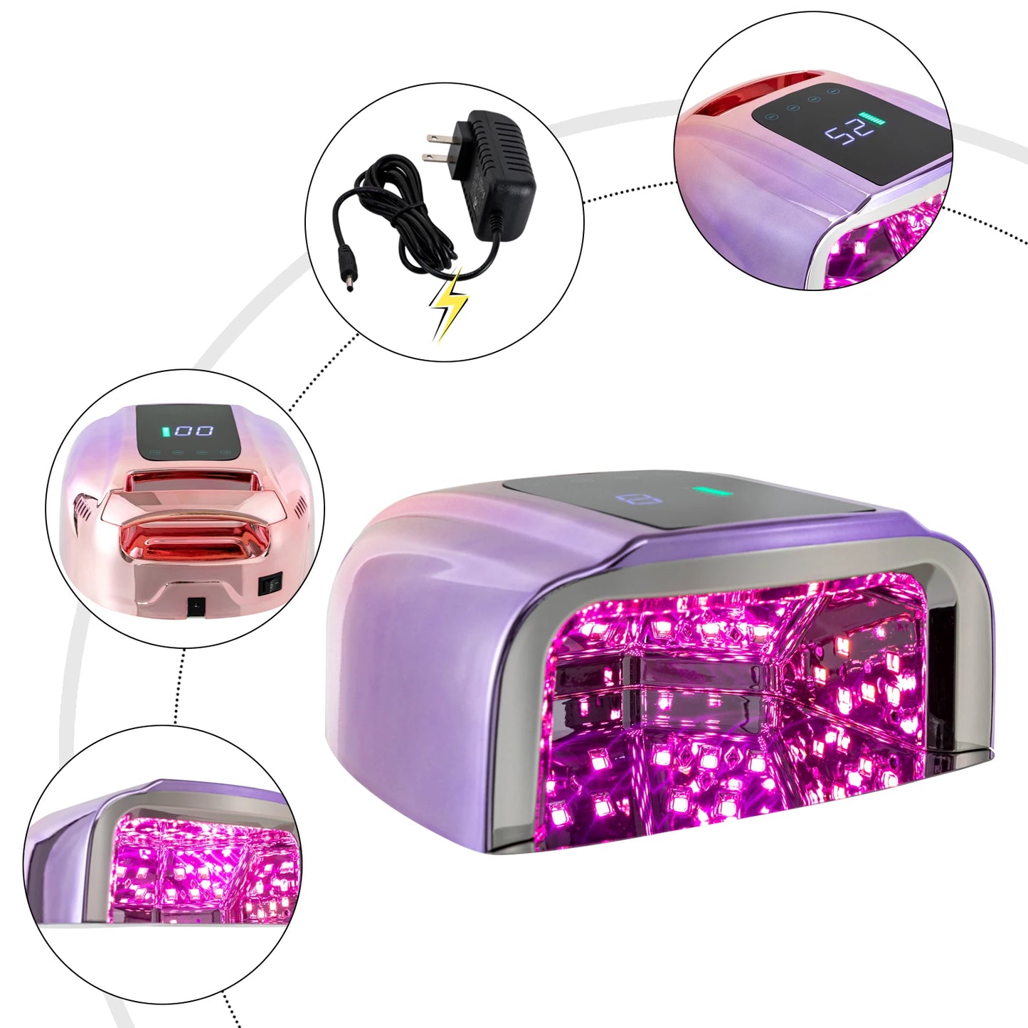 96W LED UV Nail Lamp