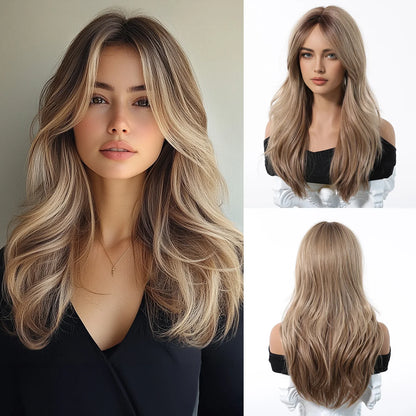 Ombre Wavy Blonde Wig