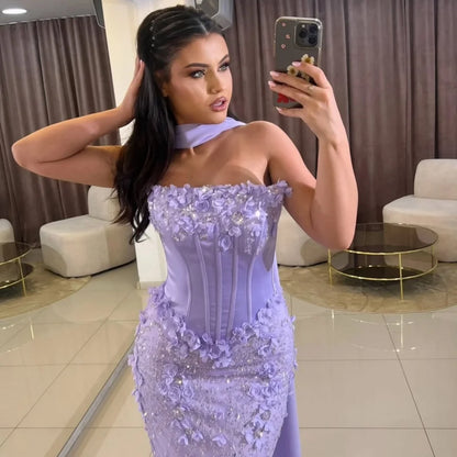 Backless Graduation Dress