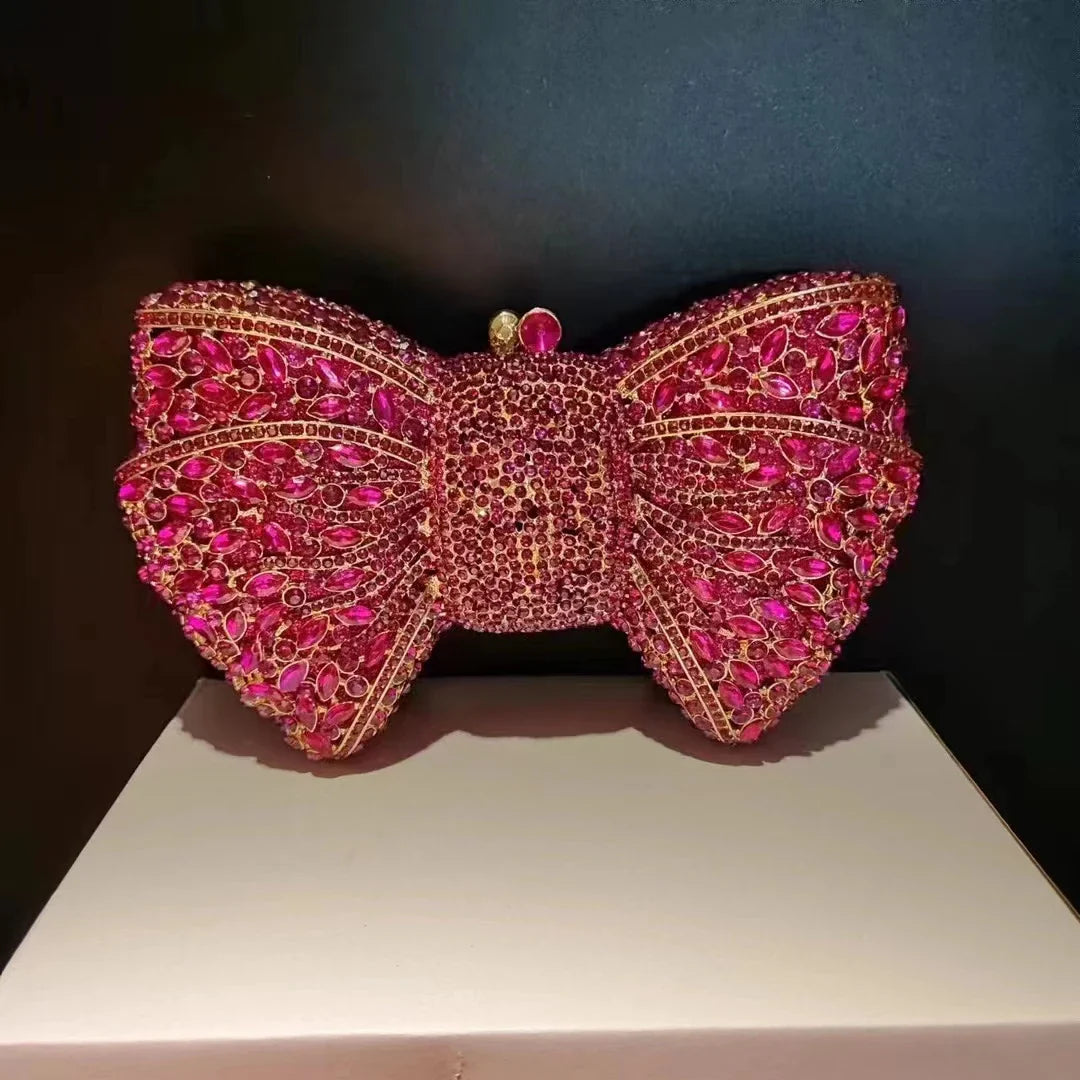 Rhinestone Evening Clutch Purse