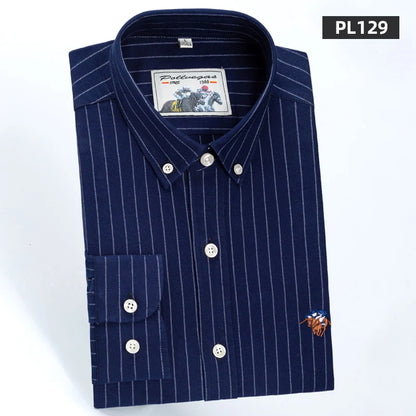 Oxford Striped Business Shirt