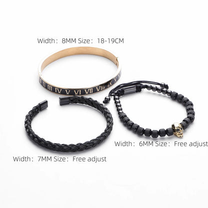 Trendy Skeleton Bead Bracelet
