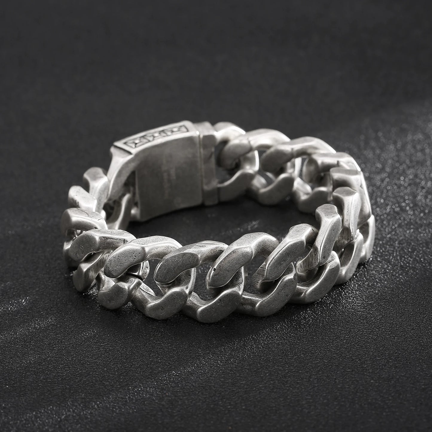 Men’s Heavy Punk Skull Cuban Bracelet