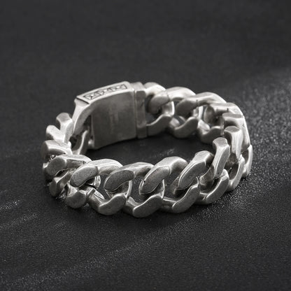 Men’s Heavy Punk Skull Cuban Bracelet