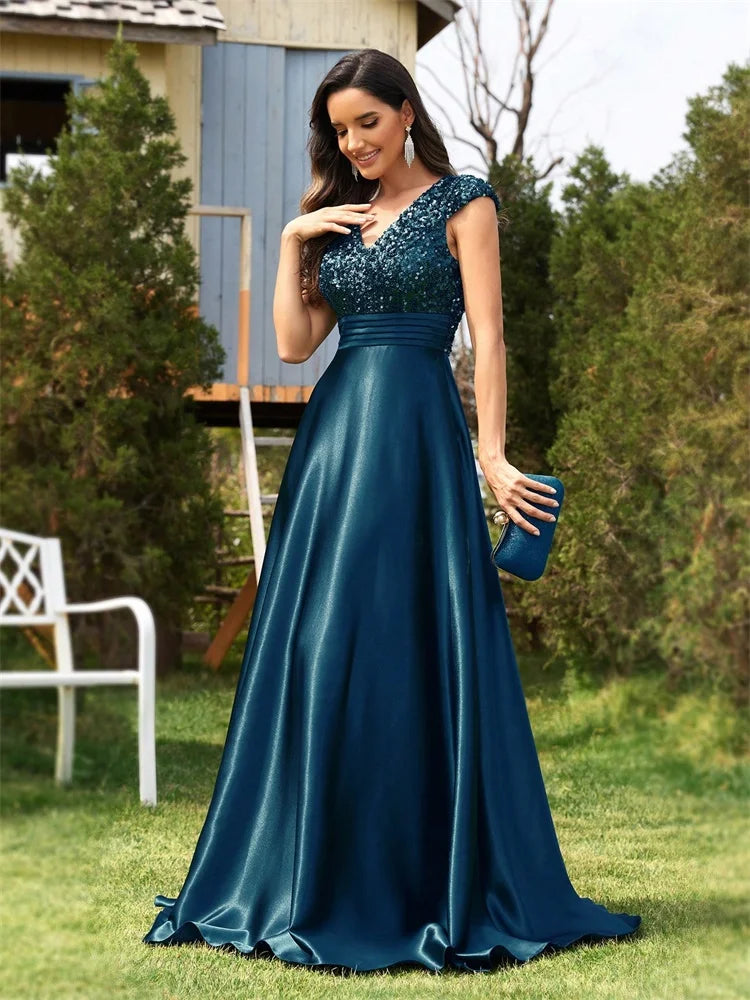 Sequins Luxury Evening Dresses