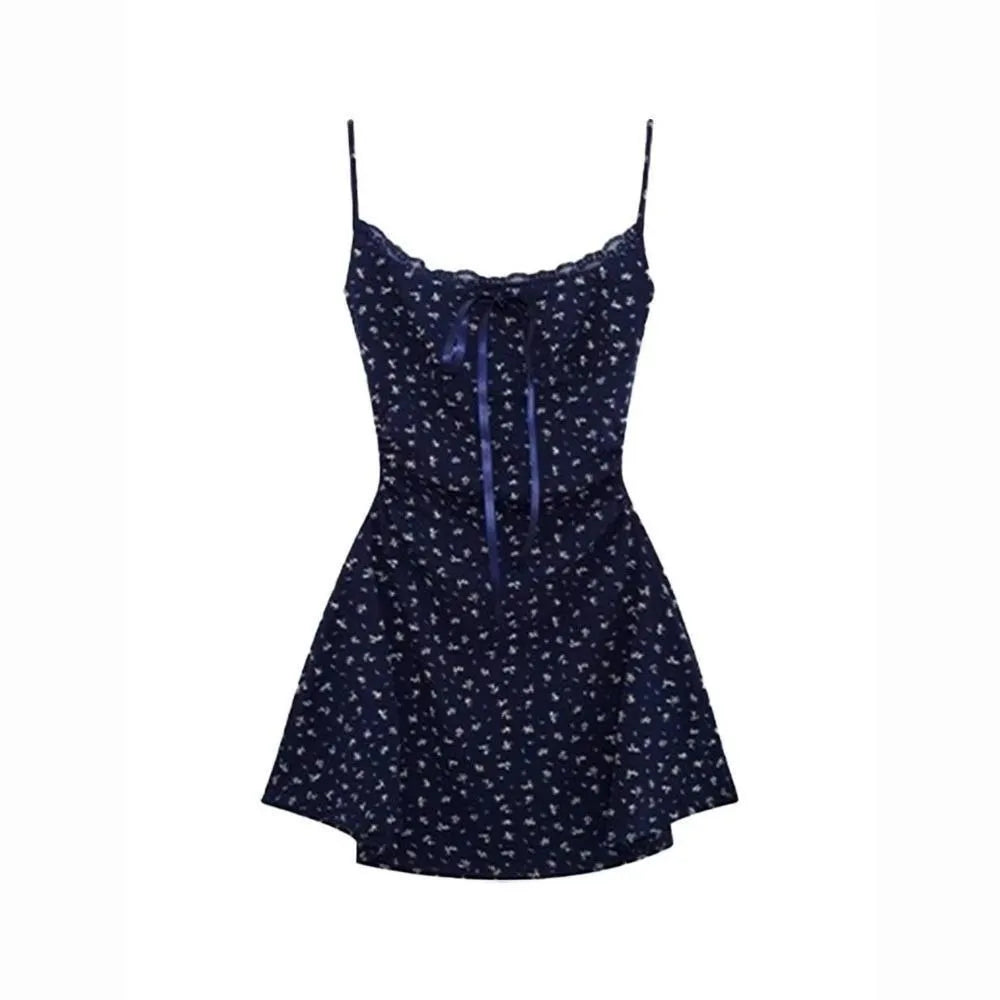 Floral Strappy Mini Dress