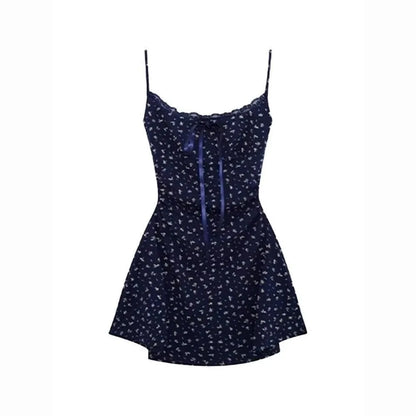Floral Strappy Mini Dress