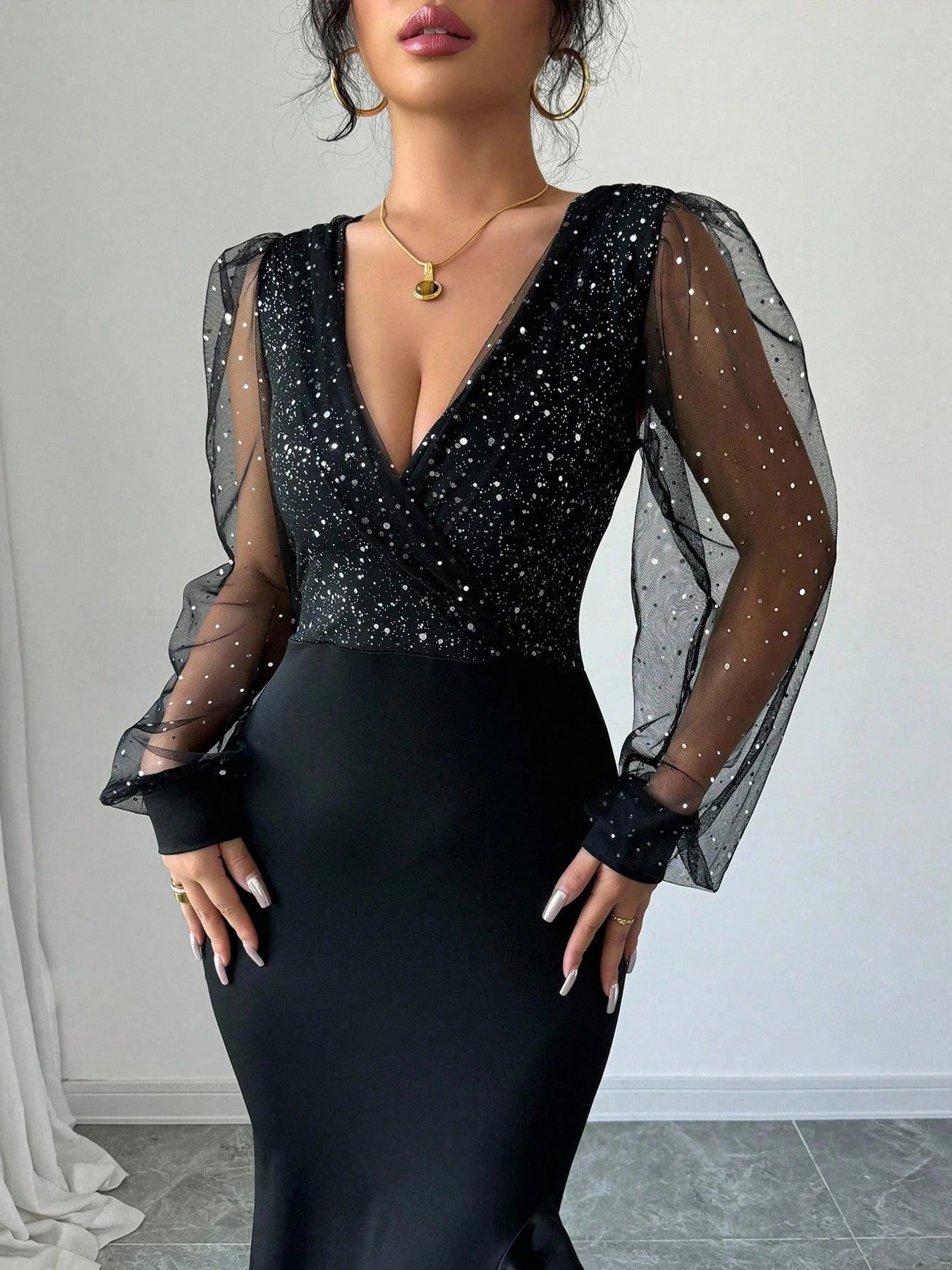Sequin Mermaid Gown