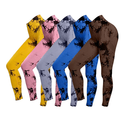Tie-Dye Breathable Yoga Leggings