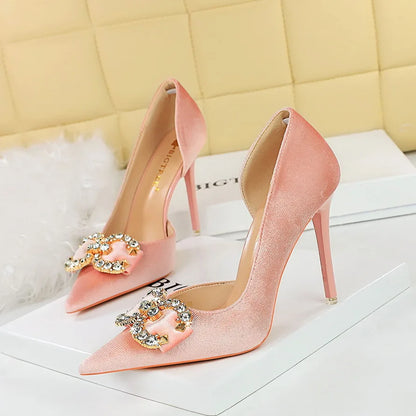 Pink Crystal Party Pumps