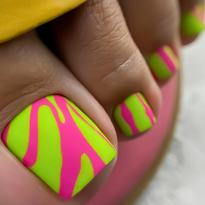 French Toe Press Nail Set