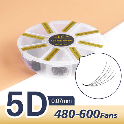 Mixed Volume Lash Extension Fans