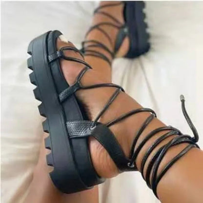 Roman Cross Strap Sandals