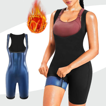Sweat-Wicking Sauna Suit Jumpsuit