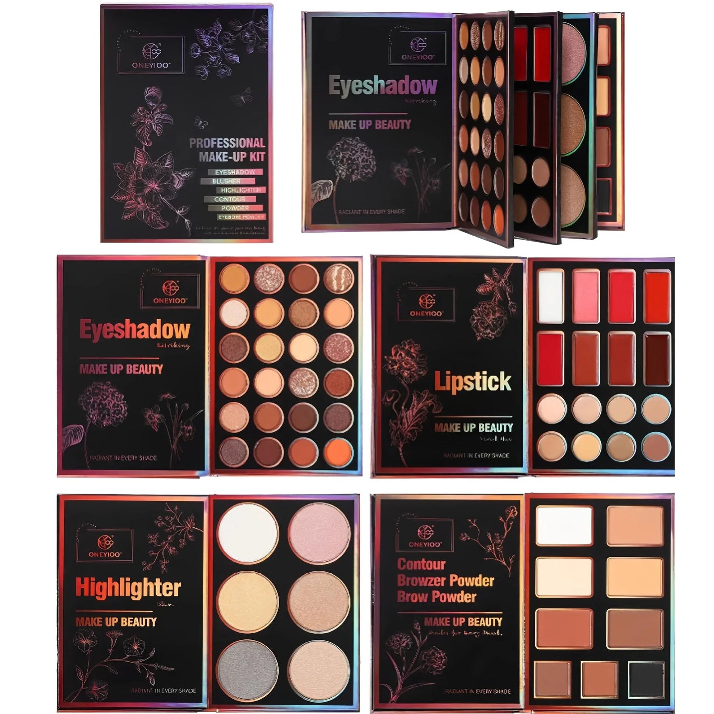 55 Color Makeup Book