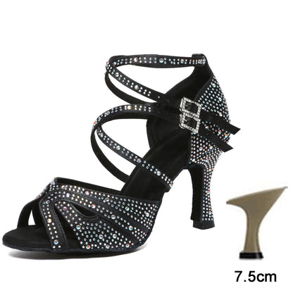 Rhinestone Latin Dance Shoes