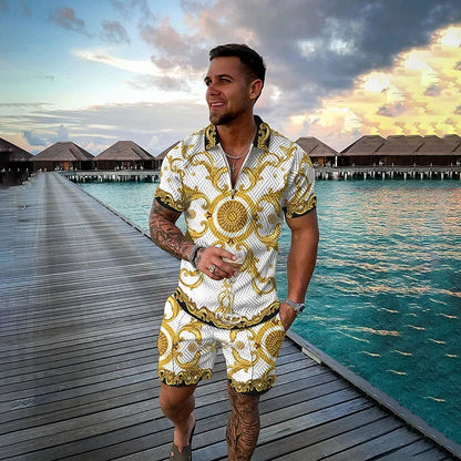 3D Print Polo Zip Tracksuit Set