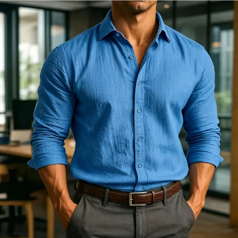 Stretch Casual Long Shirt