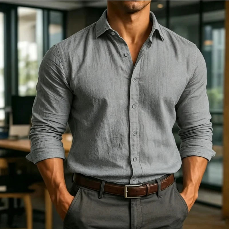 Stretch Casual Long Shirt