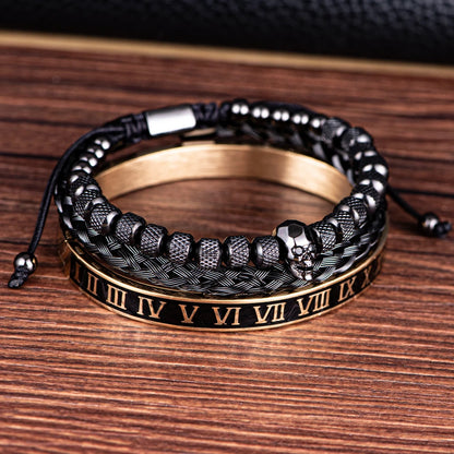 Trendy Skeleton Bead Bracelet
