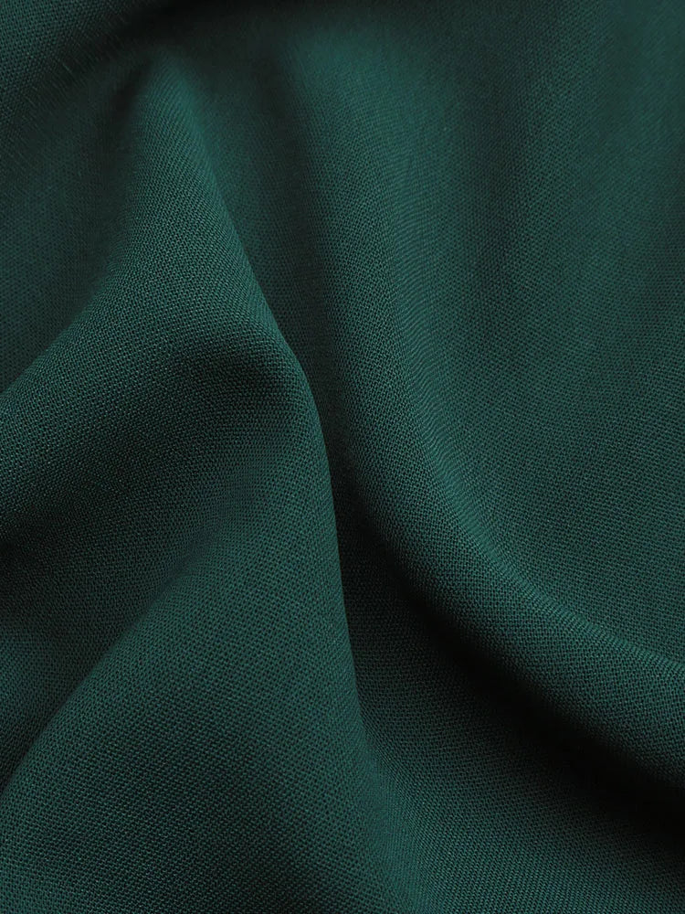 Pleated Flying-Sleeve Dress