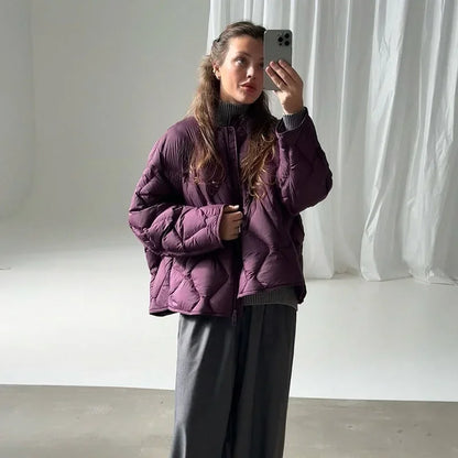 Diamond Quilted Puffer Jacket