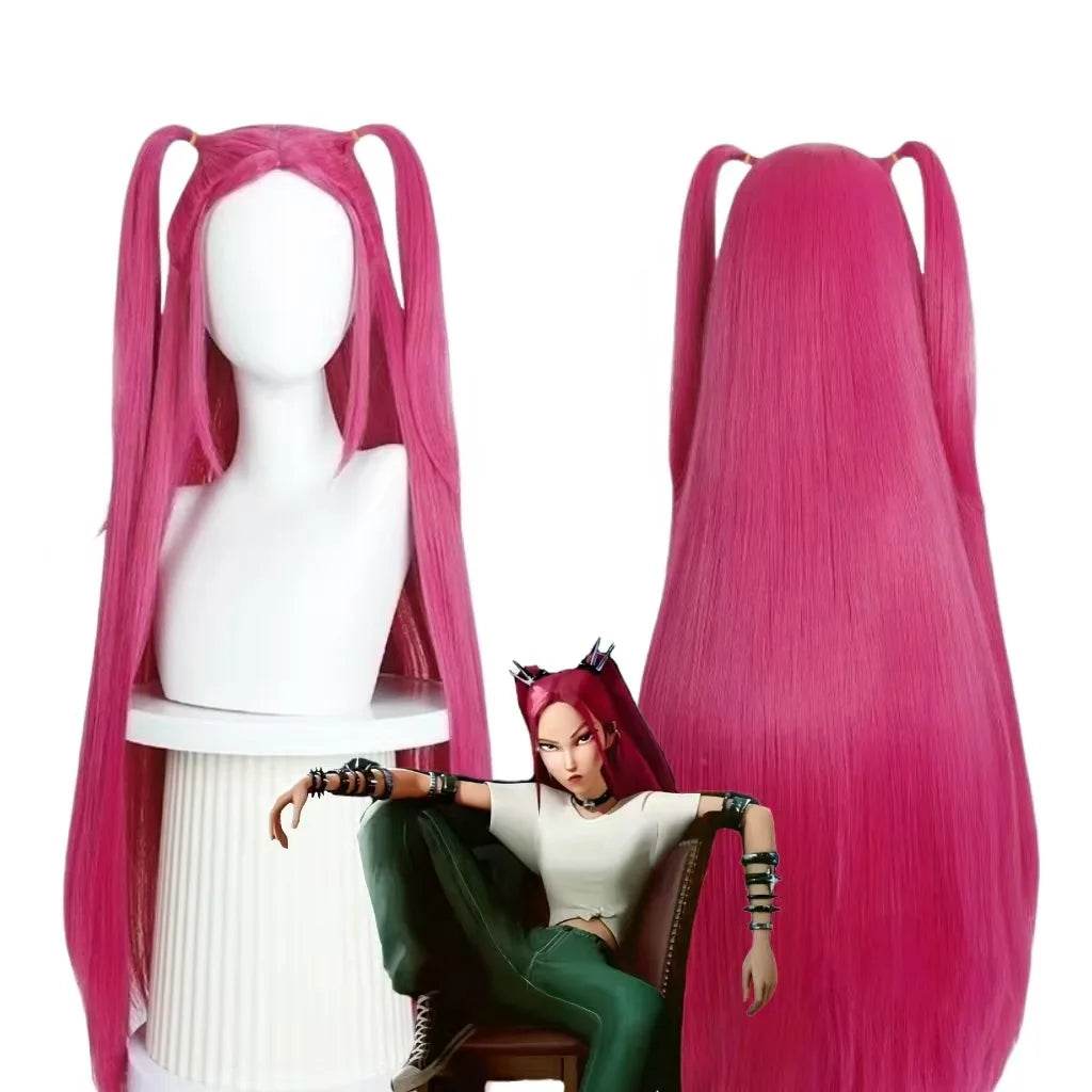 Kpop Rumi Purple Cosplay Wig Halloween