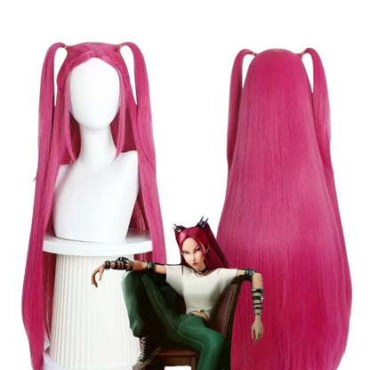 Kpop Rumi Purple Cosplay Wig Halloween