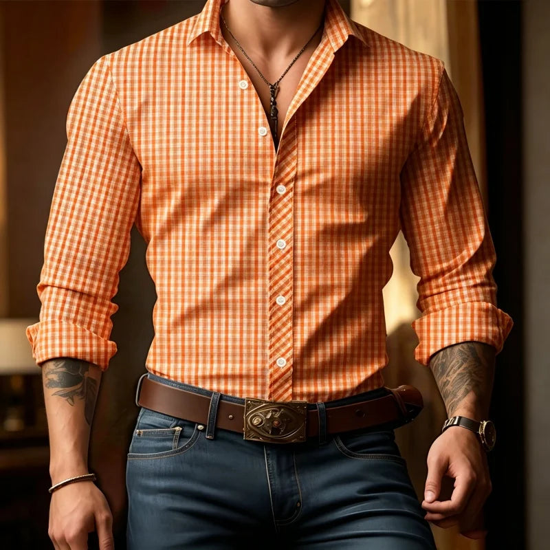 Casual Stretch Dress Shirt