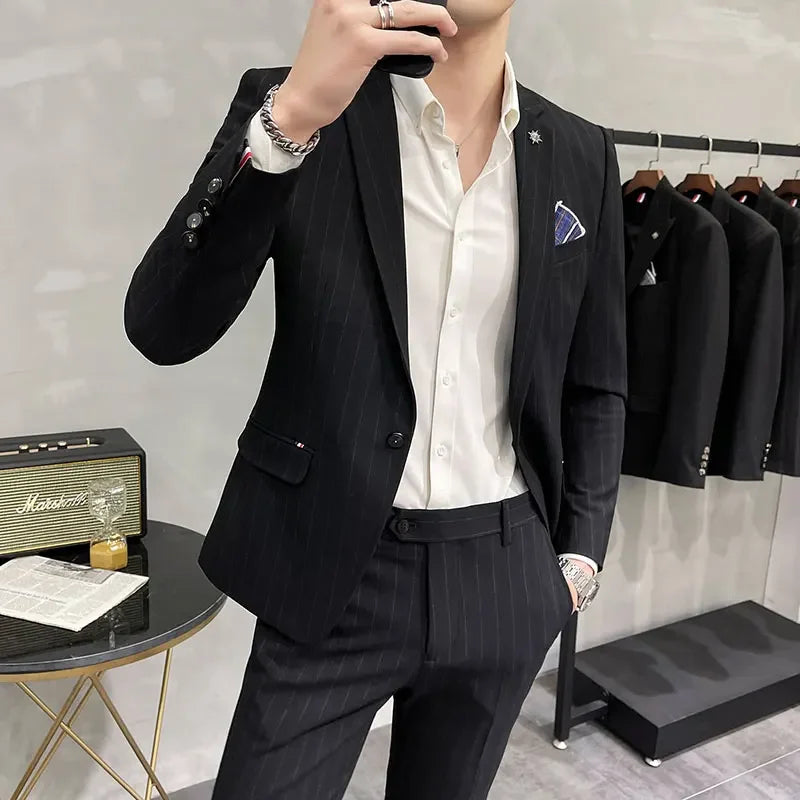 Luxury Groom Wedding Suit Ensemble