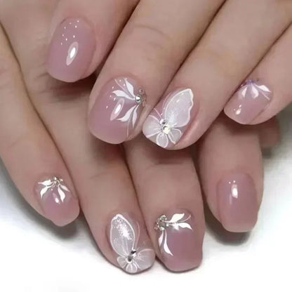 Green Leopard Press On Nails