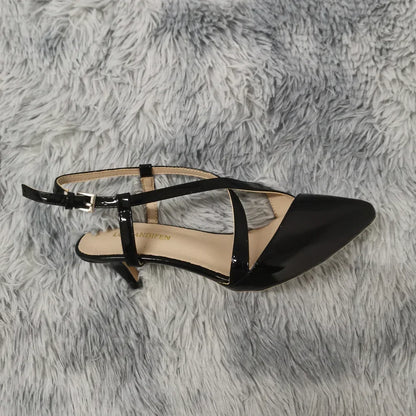 Faux Fur Ankle Strap Sandals