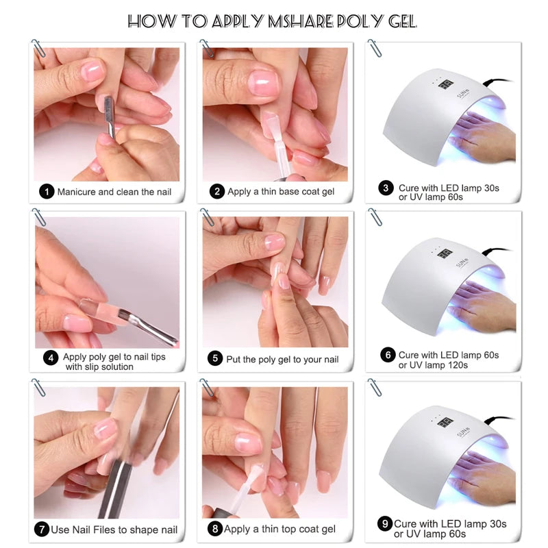 Acrylic Poly Nail Extension Gel