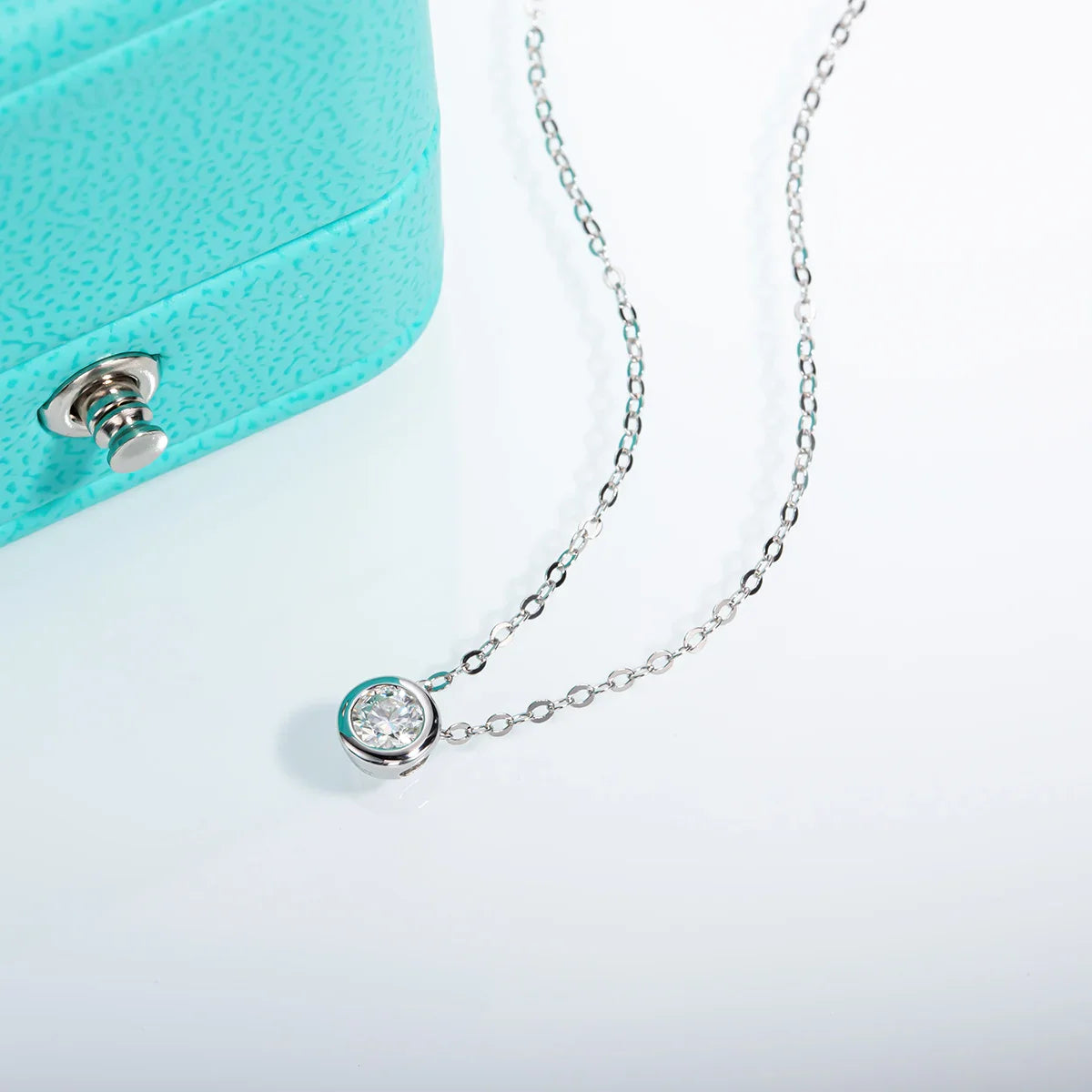 Moissanite Pendant Necklace