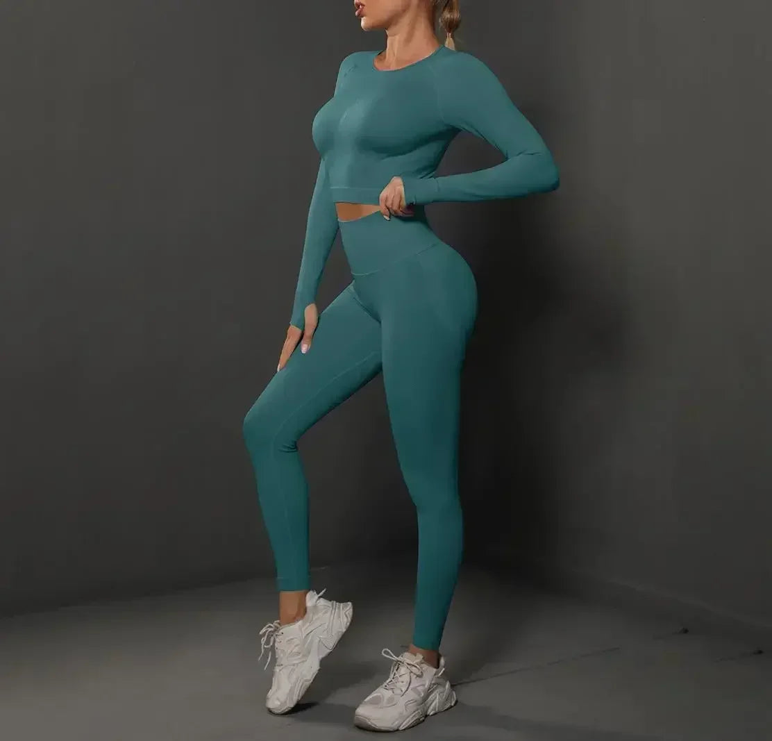 Hip-Lift Seamless Yoga Set