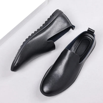 Leather Slip On Shoes