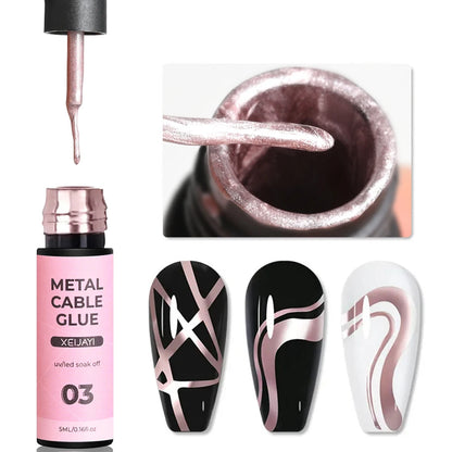 Metallic Mirror Nail Gel
