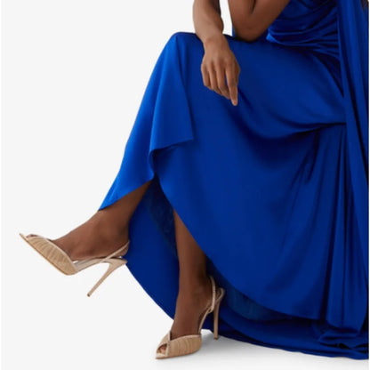Elastic Strap Thin Heel Sandals
